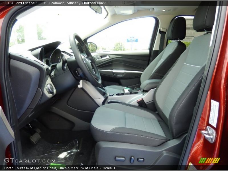 Sunset / Charcoal Black 2014 Ford Escape SE 1.6L EcoBoost