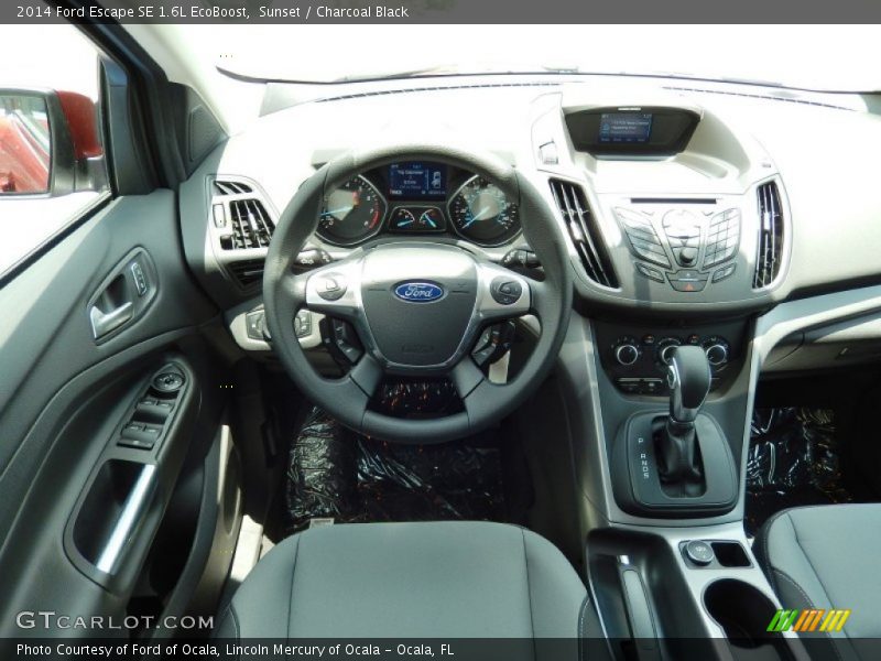 Sunset / Charcoal Black 2014 Ford Escape SE 1.6L EcoBoost