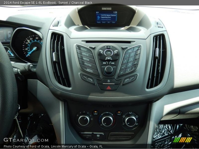 Sunset / Charcoal Black 2014 Ford Escape SE 1.6L EcoBoost