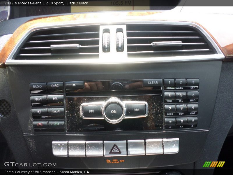 Black / Black 2012 Mercedes-Benz C 250 Sport