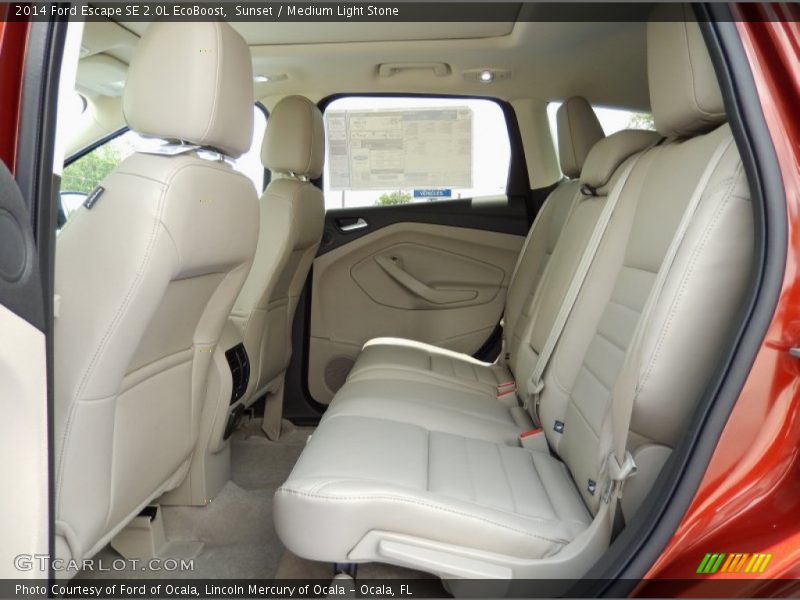 Sunset / Medium Light Stone 2014 Ford Escape SE 2.0L EcoBoost