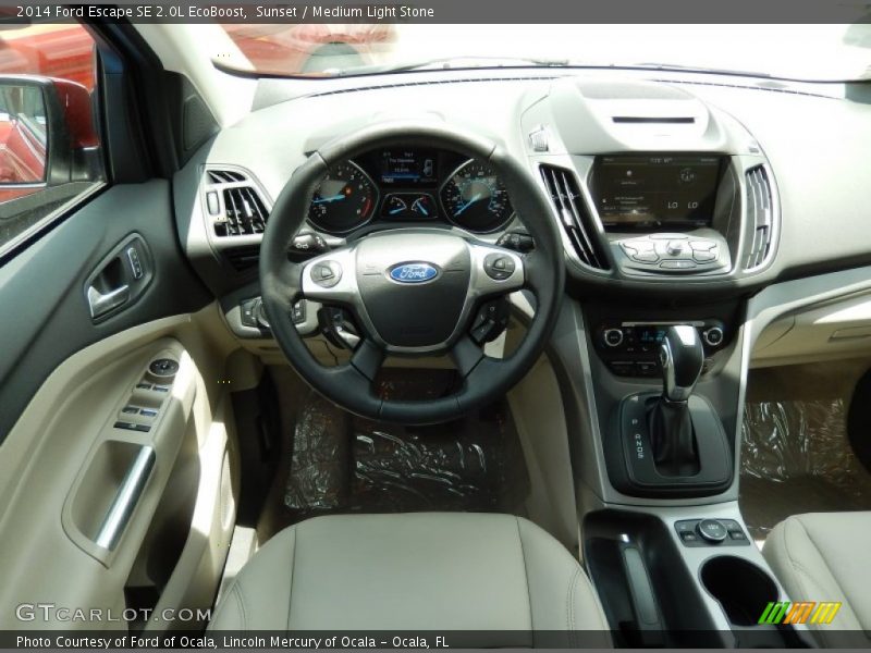 Sunset / Medium Light Stone 2014 Ford Escape SE 2.0L EcoBoost