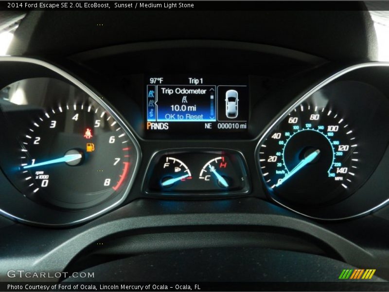 Sunset / Medium Light Stone 2014 Ford Escape SE 2.0L EcoBoost