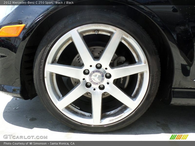 Black / Black 2012 Mercedes-Benz C 250 Sport