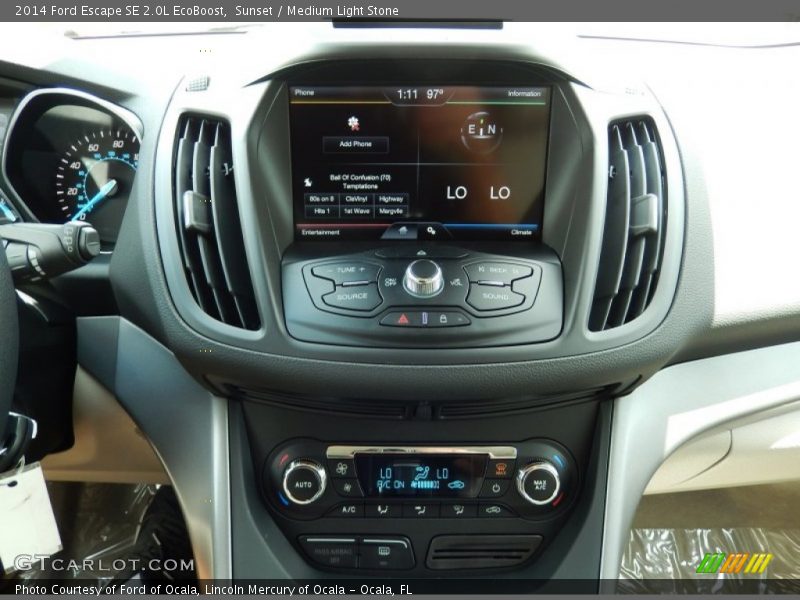 Sunset / Medium Light Stone 2014 Ford Escape SE 2.0L EcoBoost