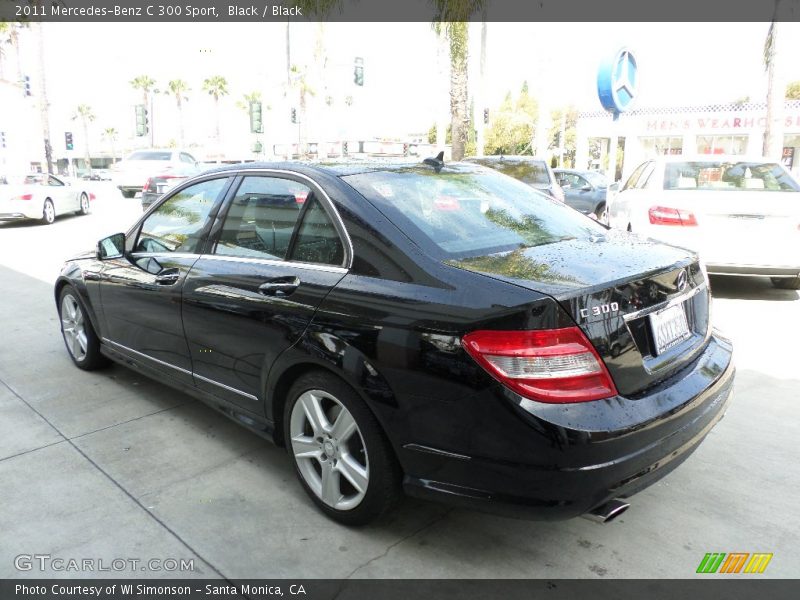 Black / Black 2011 Mercedes-Benz C 300 Sport