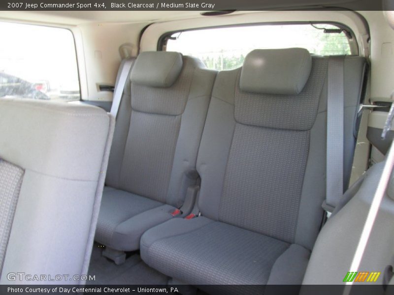 Black Clearcoat / Medium Slate Gray 2007 Jeep Commander Sport 4x4