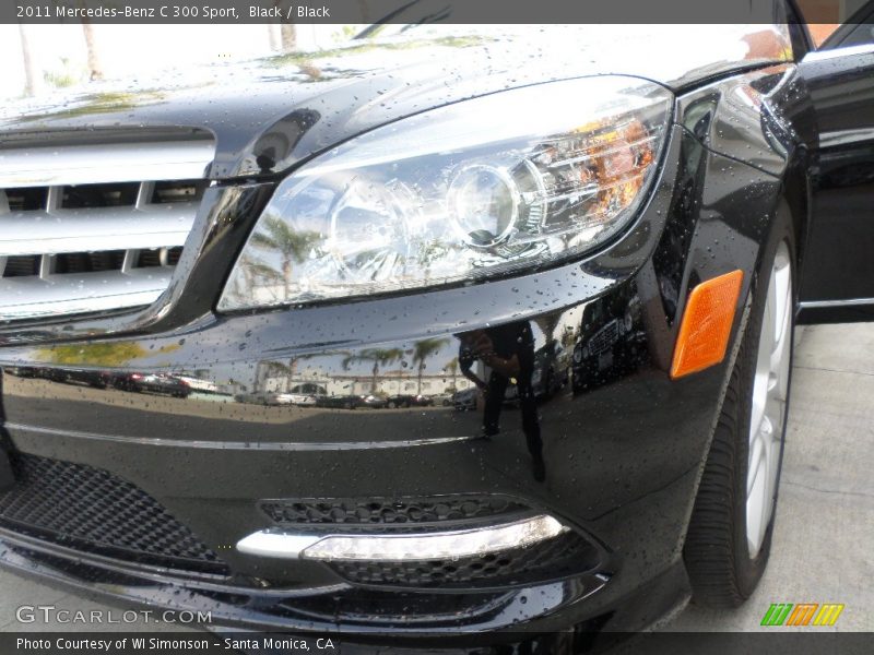 Black / Black 2011 Mercedes-Benz C 300 Sport