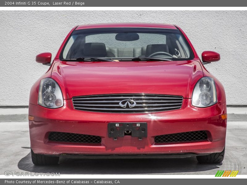 Laser Red / Beige 2004 Infiniti G 35 Coupe