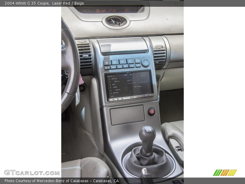 Laser Red / Beige 2004 Infiniti G 35 Coupe