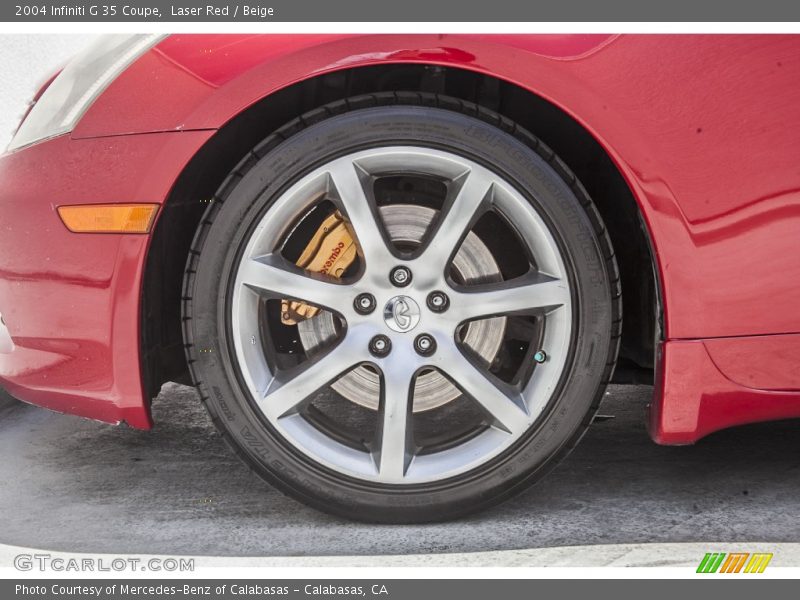 Laser Red / Beige 2004 Infiniti G 35 Coupe