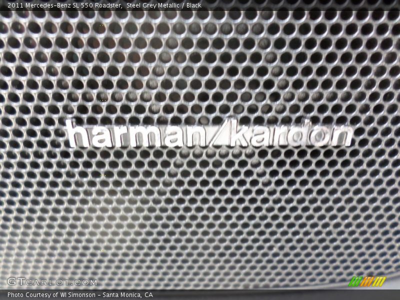 Steel Grey Metallic / Black 2011 Mercedes-Benz SL 550 Roadster