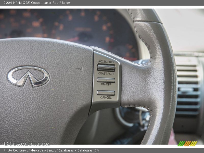 Laser Red / Beige 2004 Infiniti G 35 Coupe