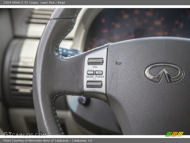 Laser Red / Beige 2004 Infiniti G 35 Coupe