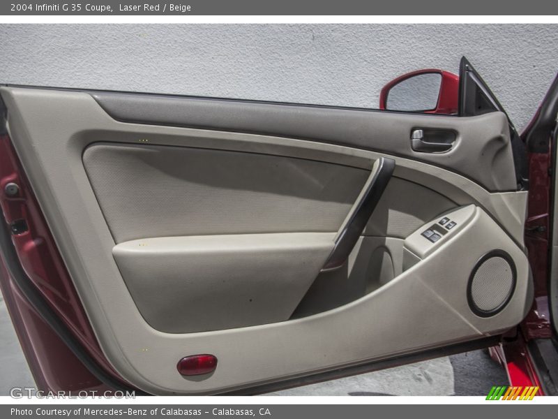Laser Red / Beige 2004 Infiniti G 35 Coupe