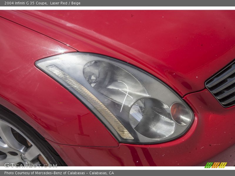 Laser Red / Beige 2004 Infiniti G 35 Coupe