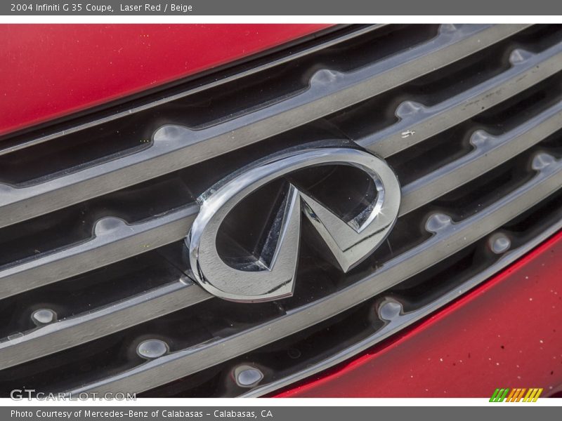 Laser Red / Beige 2004 Infiniti G 35 Coupe