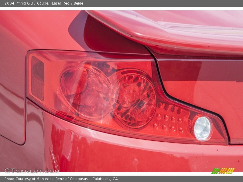 Laser Red / Beige 2004 Infiniti G 35 Coupe