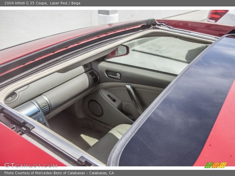 Laser Red / Beige 2004 Infiniti G 35 Coupe