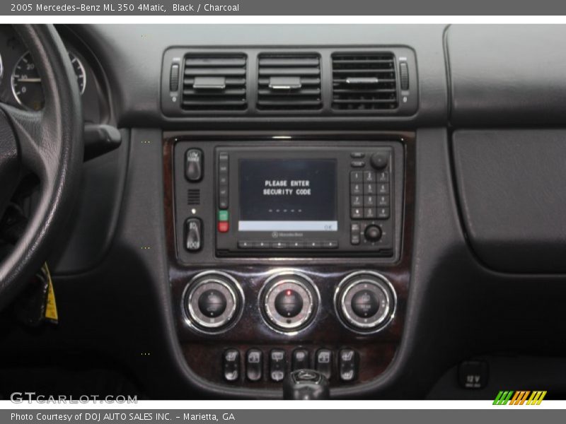 Black / Charcoal 2005 Mercedes-Benz ML 350 4Matic