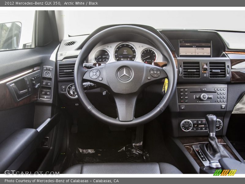 Arctic White / Black 2012 Mercedes-Benz GLK 350