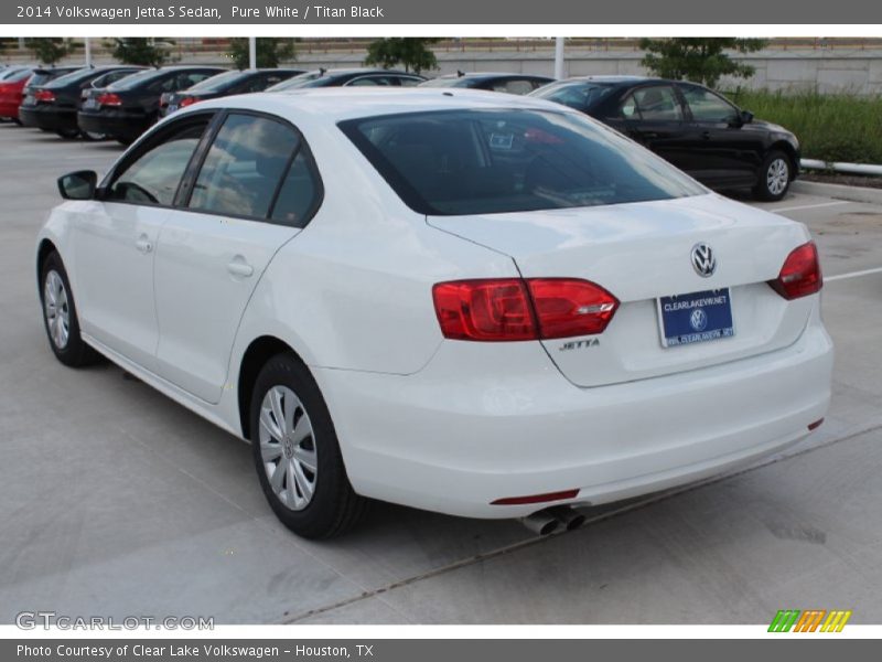 Pure White / Titan Black 2014 Volkswagen Jetta S Sedan