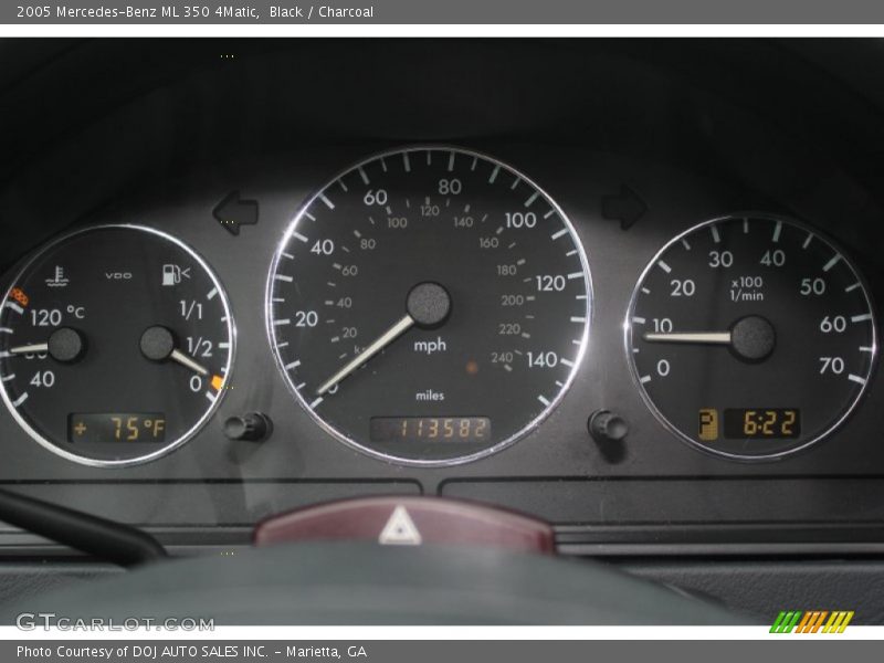 Black / Charcoal 2005 Mercedes-Benz ML 350 4Matic