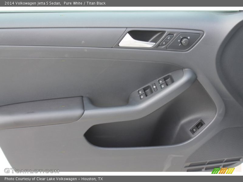 Pure White / Titan Black 2014 Volkswagen Jetta S Sedan