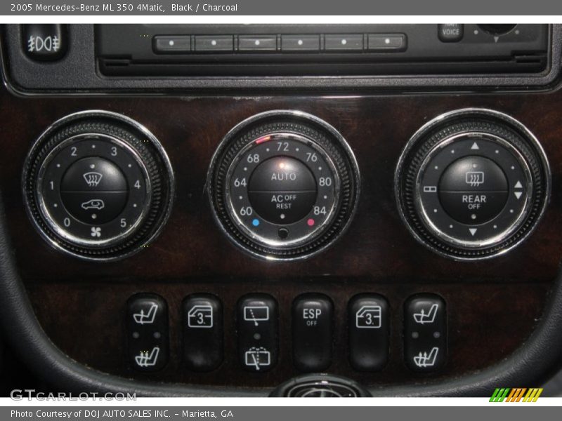 Black / Charcoal 2005 Mercedes-Benz ML 350 4Matic