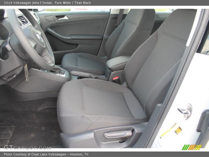 Pure White / Titan Black 2014 Volkswagen Jetta S Sedan