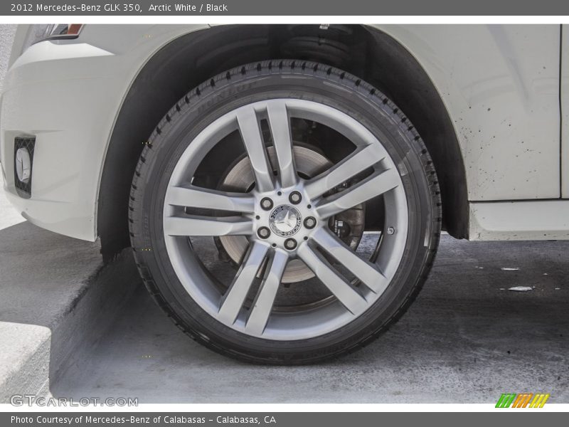 Arctic White / Black 2012 Mercedes-Benz GLK 350