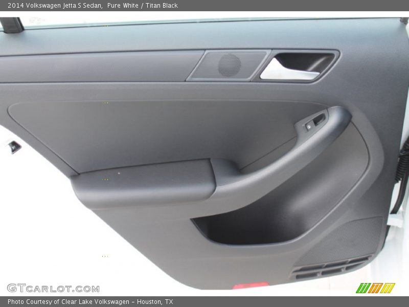 Pure White / Titan Black 2014 Volkswagen Jetta S Sedan