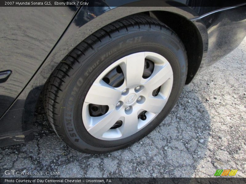 Ebony Black / Gray 2007 Hyundai Sonata GLS