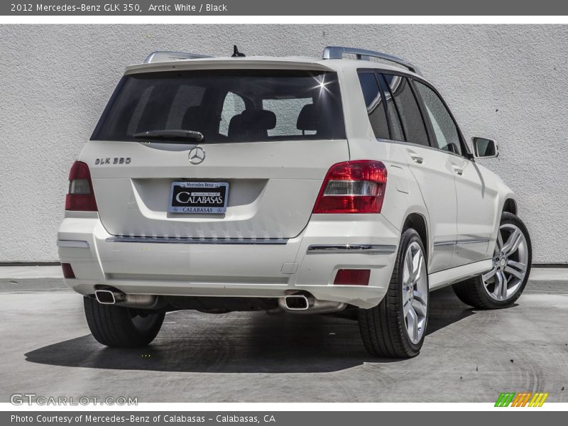 Arctic White / Black 2012 Mercedes-Benz GLK 350