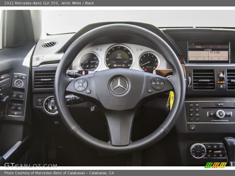 Arctic White / Black 2012 Mercedes-Benz GLK 350