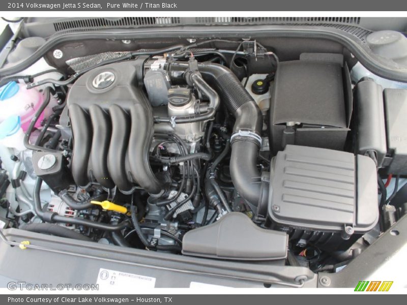 Pure White / Titan Black 2014 Volkswagen Jetta S Sedan