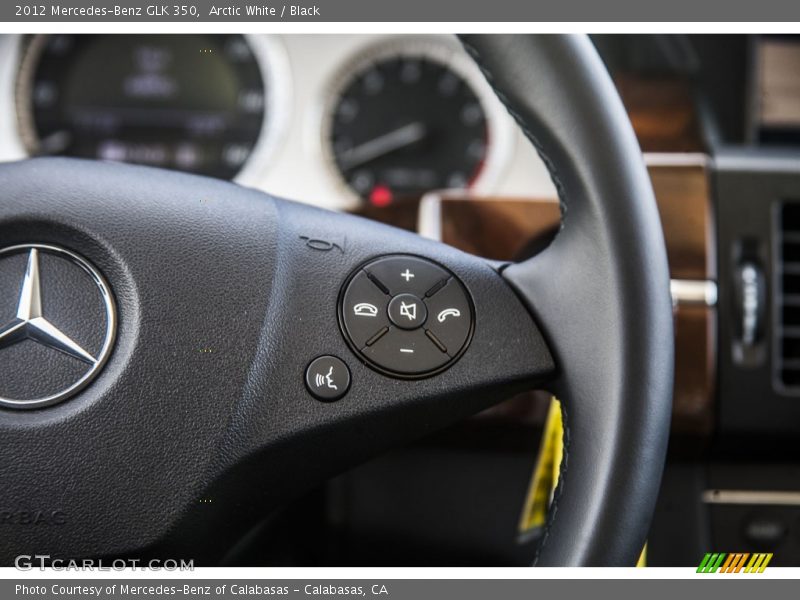 Arctic White / Black 2012 Mercedes-Benz GLK 350