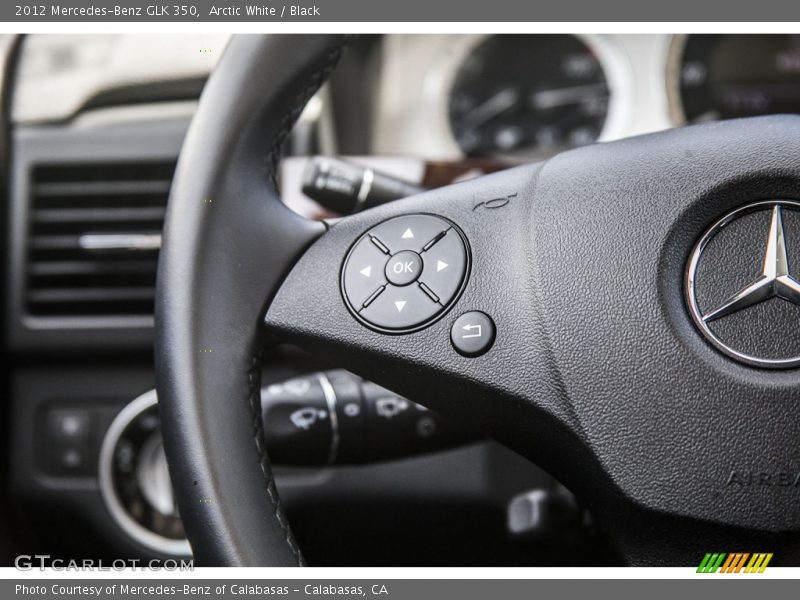 Arctic White / Black 2012 Mercedes-Benz GLK 350
