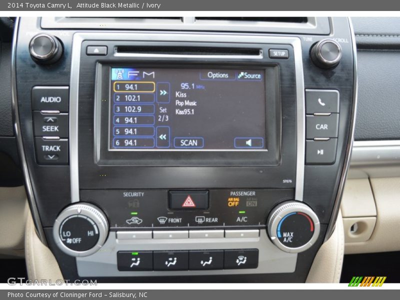 Attitude Black Metallic / Ivory 2014 Toyota Camry L