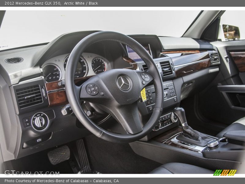 Arctic White / Black 2012 Mercedes-Benz GLK 350