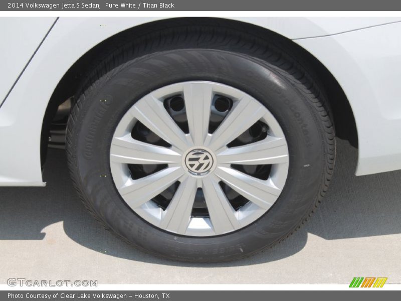 Pure White / Titan Black 2014 Volkswagen Jetta S Sedan