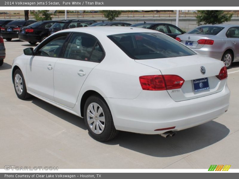Pure White / Titan Black 2014 Volkswagen Jetta S Sedan