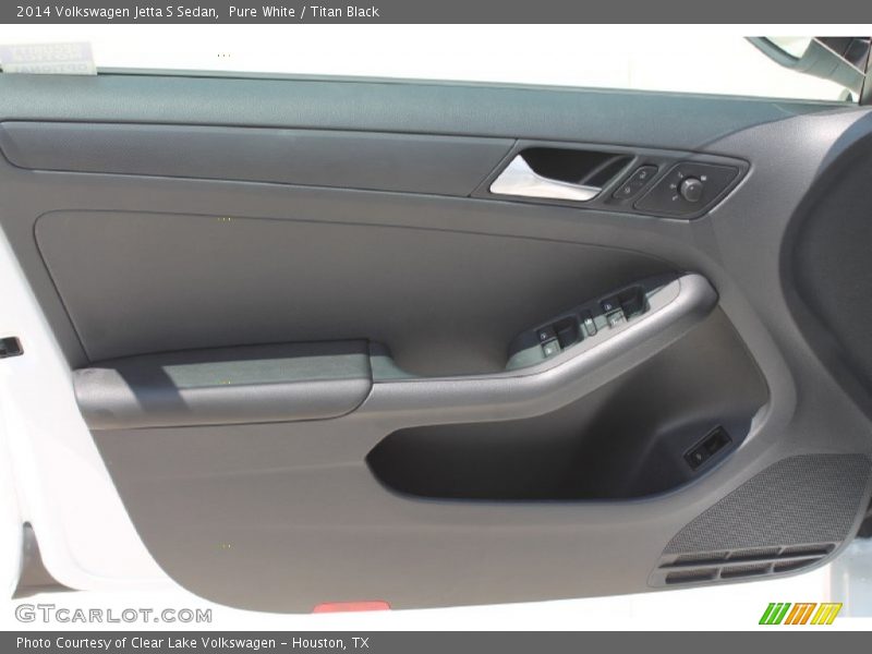 Pure White / Titan Black 2014 Volkswagen Jetta S Sedan