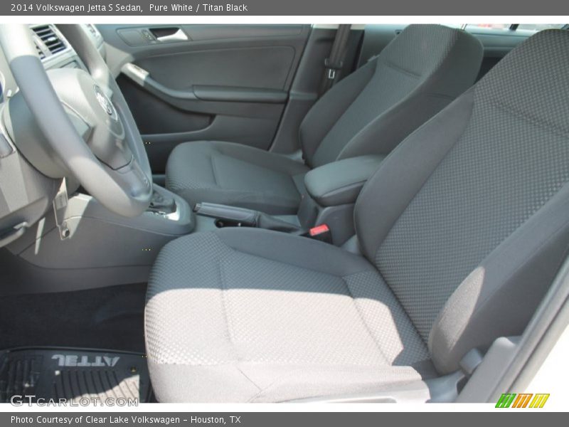 Pure White / Titan Black 2014 Volkswagen Jetta S Sedan
