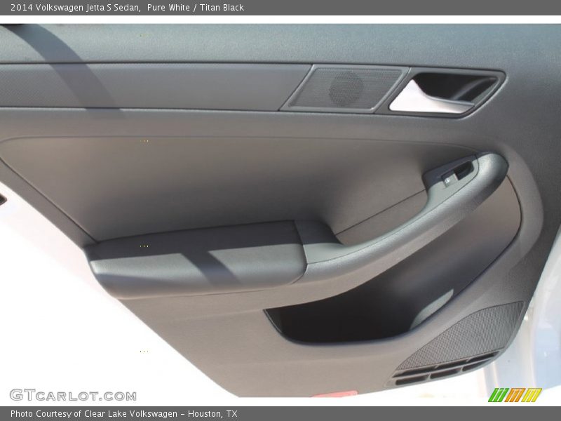 Pure White / Titan Black 2014 Volkswagen Jetta S Sedan
