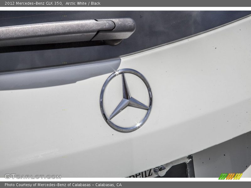 Arctic White / Black 2012 Mercedes-Benz GLK 350
