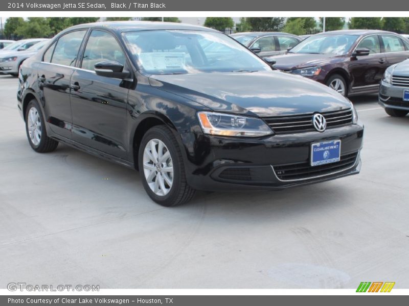 Black / Titan Black 2014 Volkswagen Jetta SE Sedan