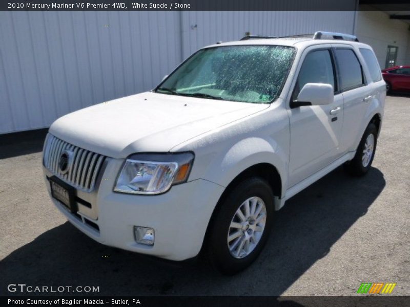 White Suede / Stone 2010 Mercury Mariner V6 Premier 4WD