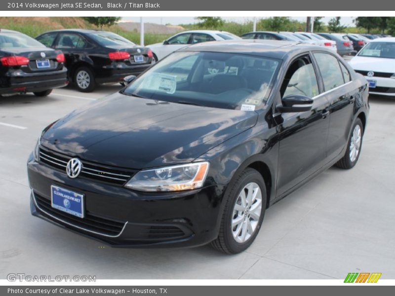 Black / Titan Black 2014 Volkswagen Jetta SE Sedan