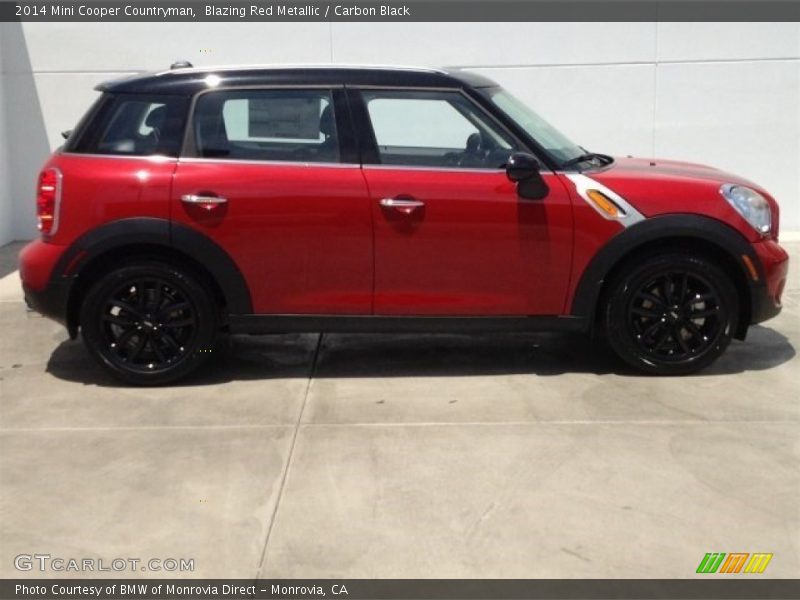 Blazing Red Metallic / Carbon Black 2014 Mini Cooper Countryman